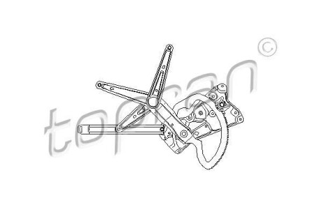 Склопідйомник BMW E36 TOPRAN / HANS PRIES 501822