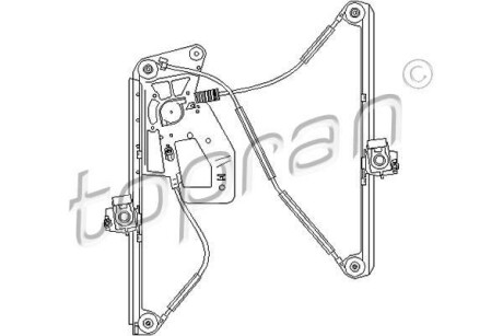 Window lifter TOPRAN / HANS PRIES 501827