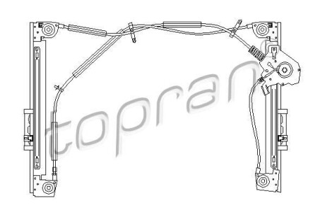 Window lifter TOPRAN / HANS PRIES 501832