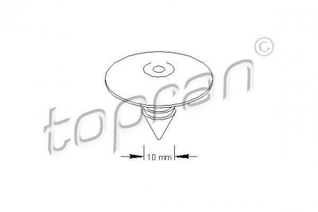 Клипса TOPRAN / HANS PRIES 700581