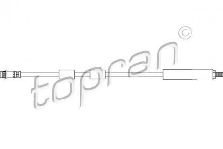 Тормозной шланг Peugeot 307, Citroen C4 TOPRAN / HANS PRIES 720894