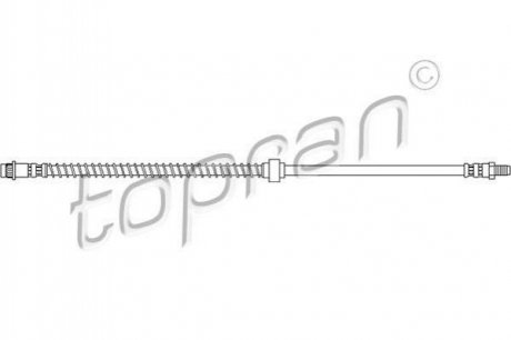 Тормозной шланг Citroen C3, C2 TOPRAN / HANS PRIES 720928