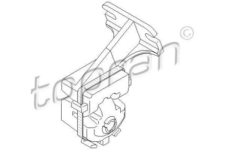 Резинка глушника Peugeot 307, Citroen C4, Peugeot 308, Citroen DS4 TOPRAN / HANS PRIES 721953