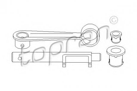 Элемент кулисы КПП Peugeot 405, 306, Citroen Berlingo, Peugeot Partner, Citroen Xsara, Peugeot 206 TOPRAN / HANS PRIES 722142