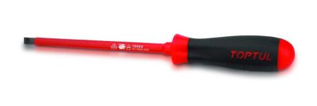 Отвертка шлицевая 8.0 x 175mm изолированная Toptul faeb0818