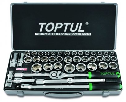 Набор инструментов 1/2" Toptul gcad4303