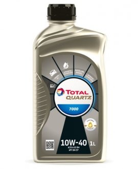 Купить Масло моторное Quartz 7000 10W-40 (1 л) TOTAL 216674 (фото1) подбор по VIN коду, цена 349 грн.