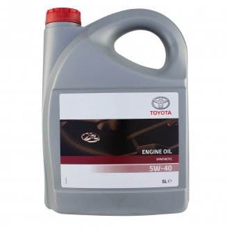 Купить Масло 5W40 Motor Oil (5L) (ACEA A3/B4 API SM/CF) TOYOTA 08880-80835 (фото1) подбор по VIN коду, цена 2191 грн.