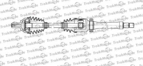 FORD Піввісь правий. L=906mm 36/23 зуб. C-MAX 1.8 07-10, FOCUS II 1.8 06-12, VOLVO S40 II 1.6 05-12 TrakMotive 30-1106