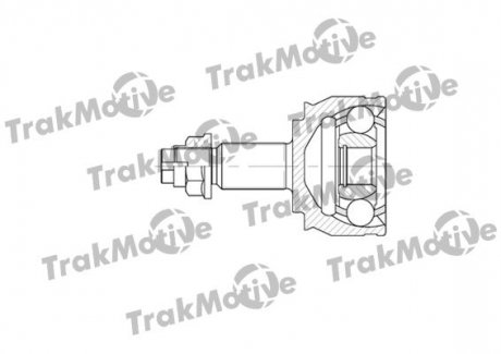 ALFA ROMEO Комплект шарнира привода GIULIETTA 1.6 JTDM 10-16 Alfa Romeo Giulietta TrakMotive 40-0555