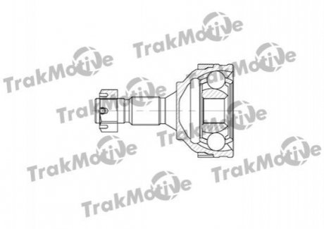 CITROEN ШРУС зовнішній 25/34 зуб. Комплект Berlingo 1.8,1.9D ABS 29-зуб. TrakMotive 40-0560