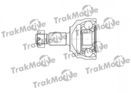 CITROEN ШРКШ наружный Комплект с ABS 27/39 зуб. Jumpy,Fiat Scudo,Peugeot Expert 95- Peugeot 806, Citroen Jumpy, Fiat Scudo, Peugeot Expert TrakMotive 40-0572