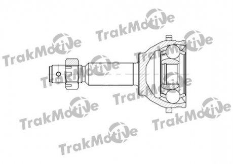 FORD ШРУС наружный Комплект с ABS 28/26 зуб.Transit 2.0D/2.4TDCI 00- TrakMotive 40-0582