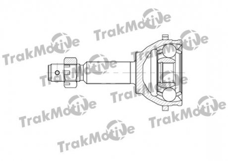 FORD ШРУС наружный Комплект с ABS 28/26 зуб.Transit 2.0D/2.4TDCI 00- Ford Transit TrakMotive 40-0582