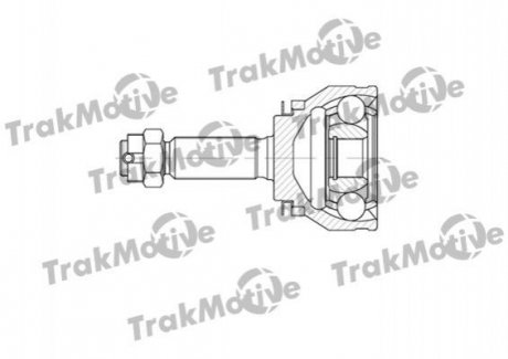 HYUNDAI ШРУС зовнішній Комплект 25/25 зуб. ABS Matrix 1.5CRDI 04- Hyundai Elantra, Coupe, Matrix TrakMotive 40-0585