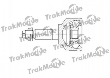 KIA Шрус наружный Комплект 28/26 зуб.Carnival 2.5/2.9CRDI 9 KIA Carnival TrakMotive 40-0589