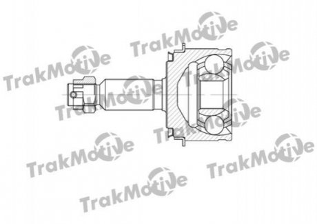 MITSUBISHI Шрус зовнішній з ABS Комплект 30/33 зуб. PAJERO III 3.5 00-07 Mitsubishi Pajero TrakMotive 40-0592