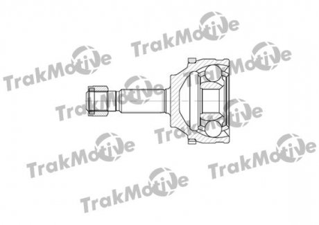 RENAULT ШРУС наружный c ABS Комплект 21/22 зуб. MEGANE I 1.4 99-03, MEGANE I 1.6 e 96-99, MEGANE I 1.9 D 96-03, MEGANE I Classic 1.4 99-03 Renault Megane TrakMotive 40-0598