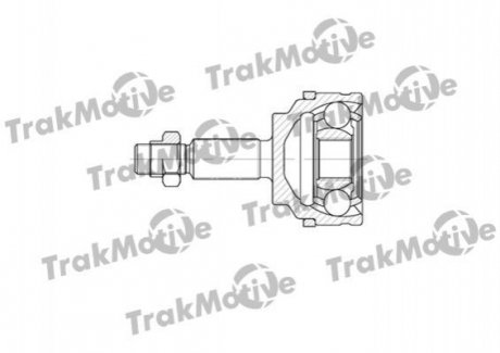 RENAULT Шрус зовнішній Комплект з ABS 23/30 зуб.Clio II,Kangoo,Megane 97-, NISSAN KUBISTAR 1.2 16V 06- Nissan Kubistar TrakMotive 40-0600