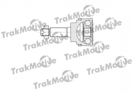 Купити SUZUKI ШРКШ зовнішній з ABS 19/23 зуб. IGNIS I (FH) 1.3 00-03 TrakMotive 40-0607 (фото1) підбір по VIN коду, ціна 906 грн.