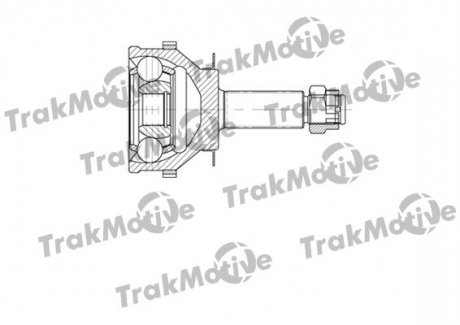 HYUNDAI Шрус внешний с ABS 27/26 зуб. Santa Fe -06 Hyundai Santa Fe TrakMotive 40-0622