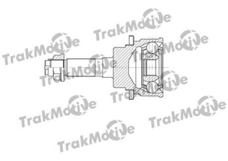 FORD ШРКШ зовнішній комплект Ranger 2,5TD 02-, MAZDA B-Serie 2,5D 02- TrakMotive 40-0633