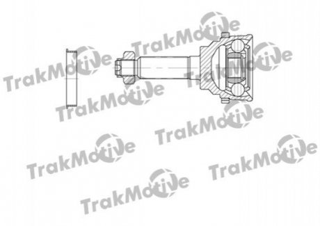 DAEWOO ШРУС зовнішній з ABS Комплект 23/19 зуб. Matiz 0.8, CHEVROLET Daewoo Matiz TrakMotive 40-0636