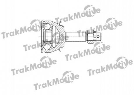 DAEWOO ШРКШ зовнішній Комплект 22/30 зуб. Tico 95-00 TrakMotive 40-0639