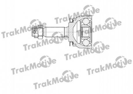 HYUNDAI Шрус наружный с ABS Комплект 25/23 зуб.Elantra,Coupe 02- TrakMotive 40-0656