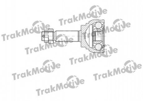 HYUNDAI Шрус внутрений Комплект 25/22 зуб. ACCENT 00- Hyundai Getz, Accent TrakMotive 40-0682