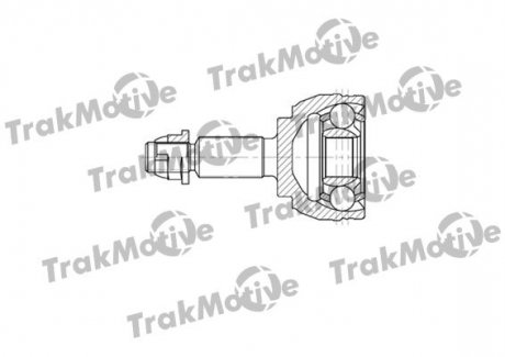 RENAULT Шрус наружный Комплект 33/25 зуб. GRAND SCENIC II (JM0/1_) 1.9 dCi 04-05, GRAND SCENIC II (JM0/1_) 2.0 04-09, MEGANE II седан (LM0/1_) 1.9 dCi 04- Renault Megane, Scenic, Grand Scenic TrakMotive 40-0707