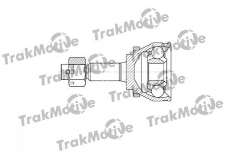 NISSAN ШРУС наружный с ABS Комплект 27/35 зуб. ALMERA II 2.2 Di 00-03, ALMERA II Hatchback (N16) 2.2 Di 00-03 TrakMotive 40-0719