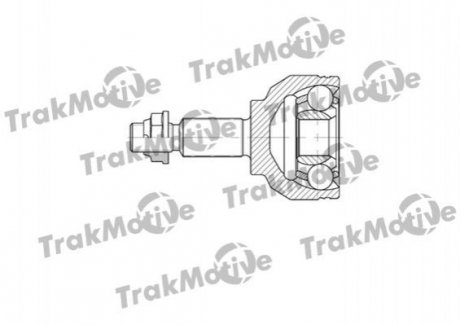 RENAULT Шрус наружный Комплект 27/35 зуб. Laguna 01-, FIAT GRANDE PUNTO 1.3 D 05- TrakMotive 40-0731