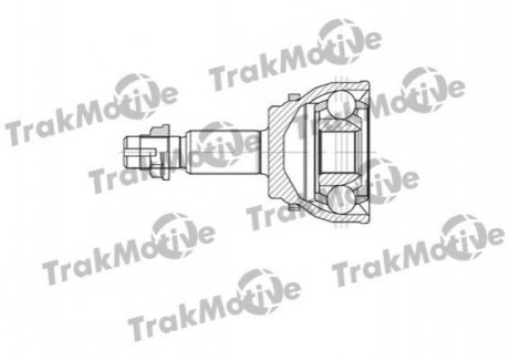 TOYOTA Шрус зовнішній з ABS Комплект 30/27 зуб. ABS Avensis TrakMotive 40-0737