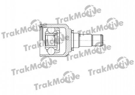 Купить DB Шрус наружный Комплект 25/25 зуб. W169/245 04- Mercedes W169, W245 TrakMotive 45-0095 (фото1) подбор по VIN коду, цена 952 грн.