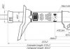 Купити Амортизатор задній лев Hyundai Accent II (00-) Hyundai Accent Trialli ag 08201 (фото2) підбір по VIN коду, ціна 1055 грн.