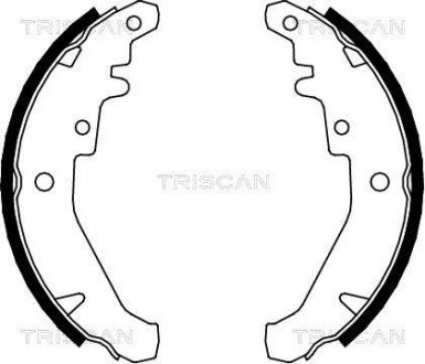 Купить Комплект тормозных колодок TRISCAN 810015026 (фото1) подбор по VIN коду, цена 840 грн.