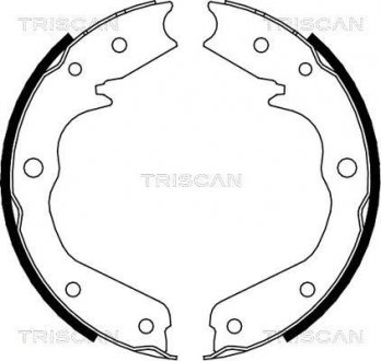 Купить Комплект тормозных колодок, Стояночный тормоз Opel Frontera TRISCAN 810024002 (фото1) подбор по VIN коду, цена 1369 грн.