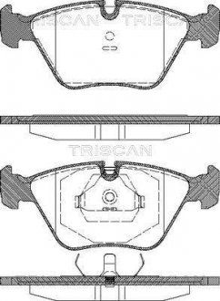 Колодки гальмівні передні Jaguar XJ, XK TRISCAN 811010001