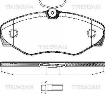 Колодки гальмівні дискові Renault Espace TRISCAN 8110 10529