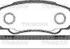 Купить Тормозные колодки задние Peugeot Boxer, Fiat Ducato, Citroen Jumper TRISCAN 811010533 (фото1) подбор по VIN коду, цена 998 грн.