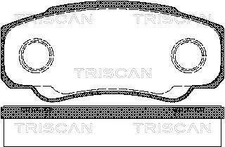 Купити Колодки гальмівні задні Peugeot Boxer, Fiat Ducato, Citroen Jumper TRISCAN 811010533 (фото1) підбір по VIN коду, ціна 998 грн.