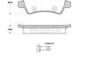 Купить Колодки тормозные дисковые Land Rover Freelander, Ford Galaxy, S-Max, Volvo V60, V70, XC60, S80, XC70, S60, Land Rover Range Rover TRISCAN 8110 10564 (фото1) подбор по VIN коду, цена 741 грн.