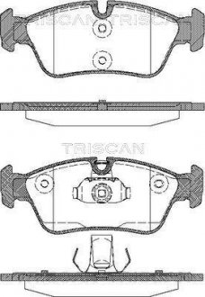 Купить Колодки тормозные дисковые BMW E36, E46 TRISCAN 8110 11008 (фото1) подбор по VIN коду, цена 742 грн.