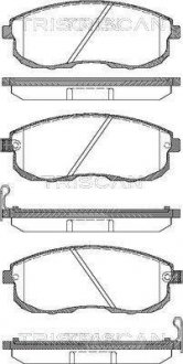 Купити Колодки гальмівні передні Nissan Maxima, Infiniti G TRISCAN 811014013 (фото1) підбір по VIN коду, ціна 998 грн.