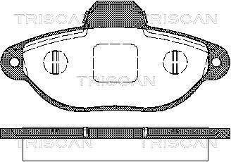 Колодки гальмівні дискові TRISCAN 8110 15025