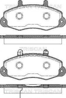 Купить Колодки тормозные передние Ford Transit TRISCAN 811016009 (фото1) подбор по VIN коду, цена 998 грн.