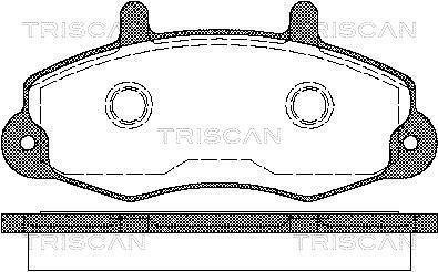 Купить Колодки тормозные передние Ford Transit TRISCAN 811016969 (фото1) подбор по VIN коду, цена 919 грн.