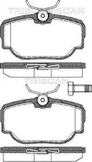 Тормозные колодки задние Land Rover Range Rover, Discovery, Defender TRISCAN 811017015