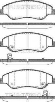 Колодки тормозные передние Ford Transit, Focus, Connect TRISCAN 811018005